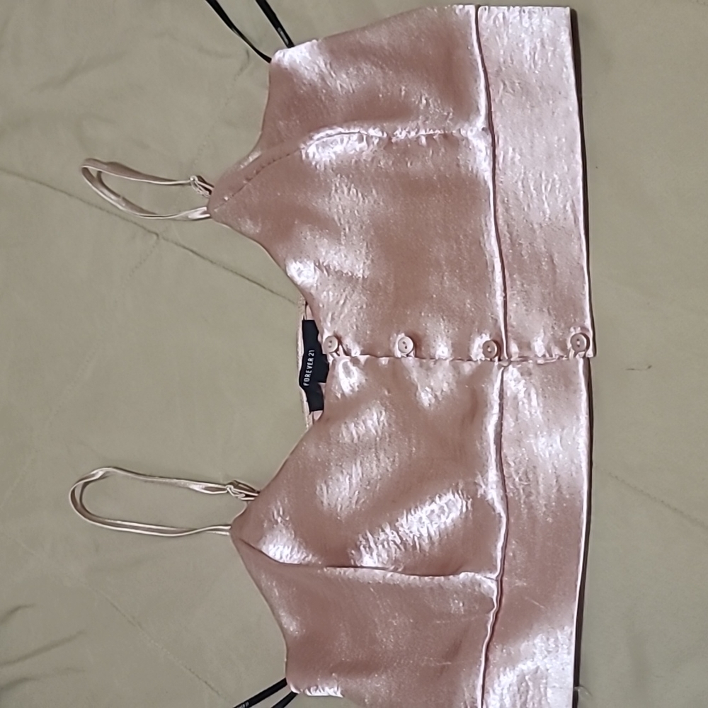 Sultry Stunner Satin crop top